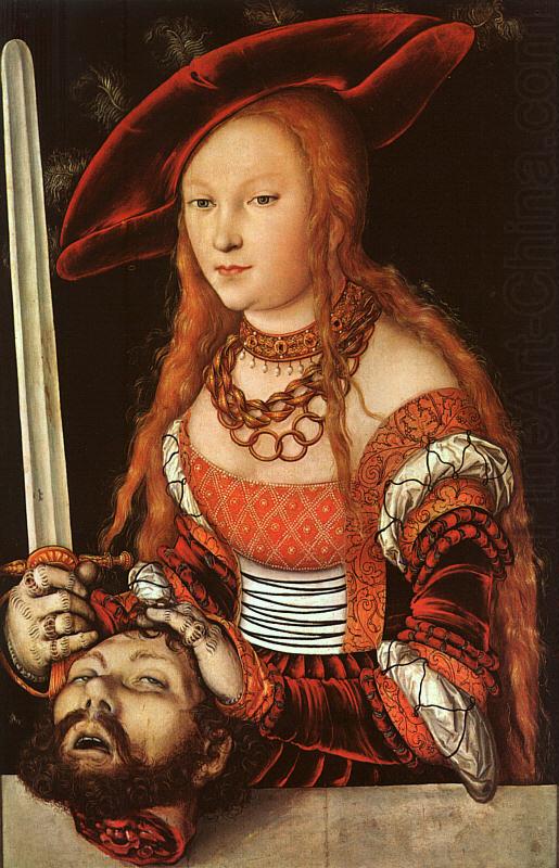 Judith with the Head of Holofernes, Lucas  Cranach